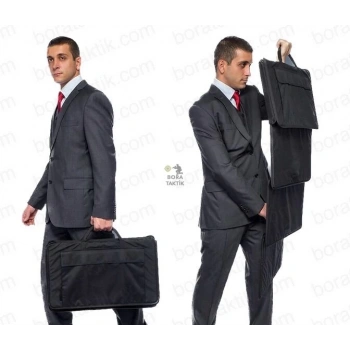 Balistik Evrak Çantası W Model Zırh,Katlanır Balistik Çanta Açık 105 cm , Kapalı 39x45 Cm