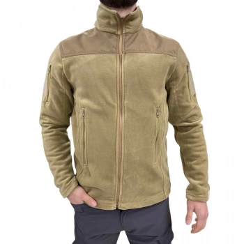 SPECİAL Taktik Polar OMUZ DESTEKLİ Bej Çöl Sarısı