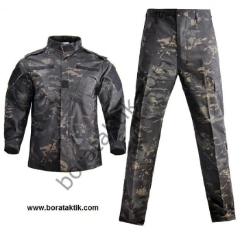 BlackMulticam Kamuflaj Takım Hakim Yaka