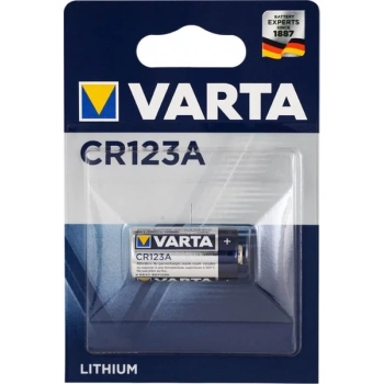 Varta CR123A Profesyonel Lityum Pil Reddot ve Lazer Pili CR123A 3 Volt/ 1 Adet
