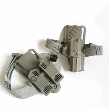 Canik ve Glock Polimer Tabanca Bacak Kılıfı ve Şarjörlük