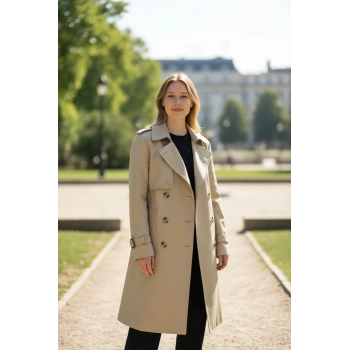 Burberry Bayan Kurşun Geçirmez 3a Seviye Trençkot