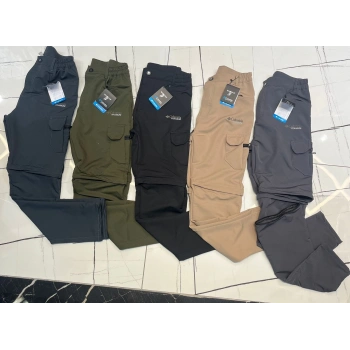 Columbia Dizler Fermuarlı Cordoba kumaş Yazlık İnce Terletmez Pantolon 5 Renk