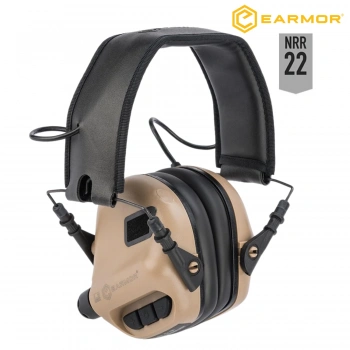 Earmor M31 MOD3 Aktif Koruma Atış Kulaklığı Çöl