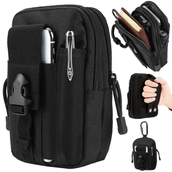Göğüs CEBİ Fermuarlı ,Göğüs Çantası Fermuarlı, Molle Bag,Military tactical molle belt pouch
