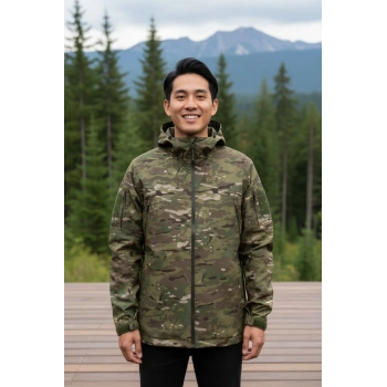 Goratex Soğuk İklim Multicam Parka Mont
