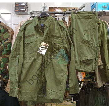 Haki Taktik Gömlek Pantolon Takım Taktikal Ripstop