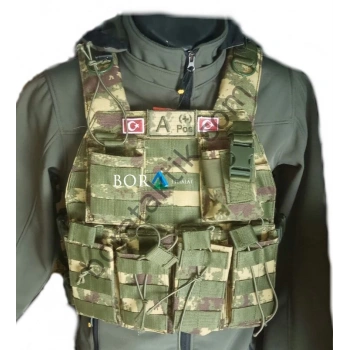 Hücum Yeleği HK33 G3 Göbek Üstü 5,56 -7,62   (Plakalıklı)