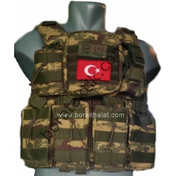 Hücum Yeleği Hk33 G3 Göbek Üstü 5,56 -7,62 (Plakalıklı)