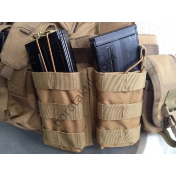 İkili Şarjör Cebi HK33 G3  Sig 12 20 36 Kalibre Şarjör Modülü Pouch