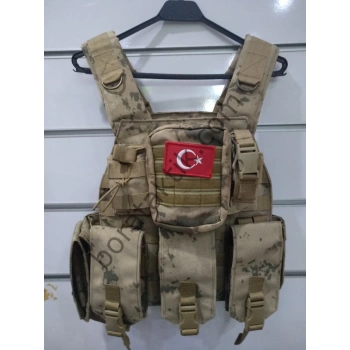 Jandarma Yeni Tip Mpt76 Hücum Yeleği (Plakalıklı)