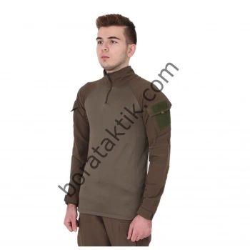 LİKRALI HAKİ UZUNKOL OPERASYON TİŞÖRTÜ Singlesword