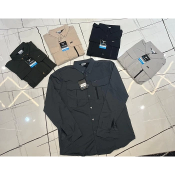 Likralı TAKTİK KORUMA GÖMLEĞİ Battal Outdoor Taktik Gömlek Siyah