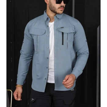 Likralı TAKTİK KORUMA GÖMLEĞİ Outdoor Taktik Gömlek CORDOBA Likralı Kumaş