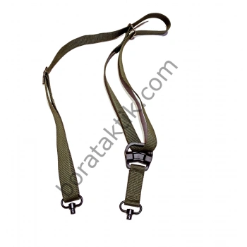 MPT 55/76 Yeşil Askı Kayışı QD Çift Nokta Basçıkar Adaptörlü İthal