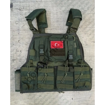 MPT76 G3 Hücum Yeleği HAKİ (Plakalıklı)