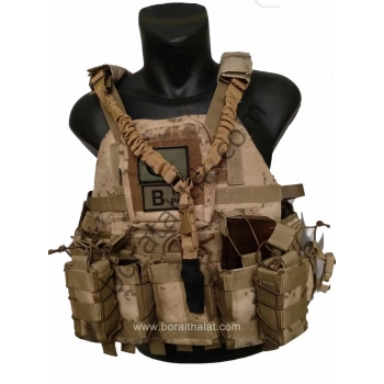 Özel Dikim Jandarma Hücum Yeleği HK33 Mpt76 Ak47 (Plakalıklı)