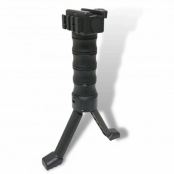 Plastik Bipod Çatalayak DÜĞMELİ Siyah ( Hızlı Sökülebilir )