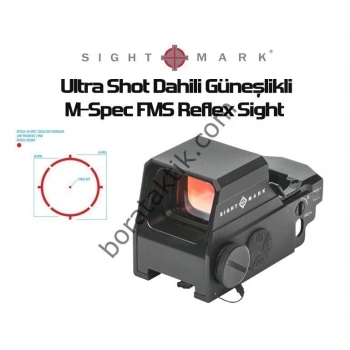 SIGHTMARK UltraShot M-Spec FMS Reflex Sight Dahili Güneşlikli