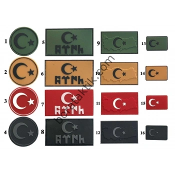 Silikon Peç Türk Bayrağı