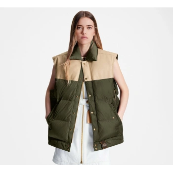 Bayan LOUIS VUITTON Fermuarlı Kolsuz Çelik Yelek Siyah 3a Seviye, Bayan Şişme Kolsuz Çelik Yelek