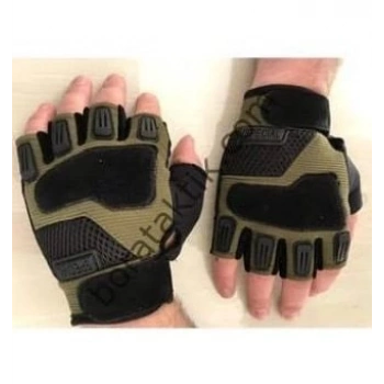 Special Askeri Kısa Eldiven Haki