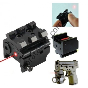 Tabanca Lazeri KIRMIZI Raylı (ayarlanabilir)