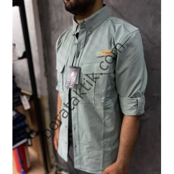 Likralı TAKTİK KORUMA GÖMLEĞİ Outdoor Taktik Gömlek PFG Turkuaz