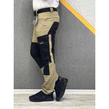 Likrasız Çift Renk TAKTİK Kargo Pantolon, Outdoor Cascades Explorer Model6