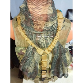 Tek Nokta Taktikal V Y Askı Kayışı Metal Kancalı