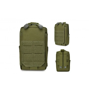 Telefon Çantası Göğüs CEBİ Kapaklı Cepli Fermuarlı ,Göğüs Çantası Fermuarlı, Molle Çanta Telefon Çantası,gidon çantası Haki Renk