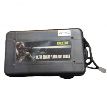 Tüfek Feneri Zoomlu Şarjlı Büyük Boy 19 cm CREE Q5 Taktikal 5 Parça