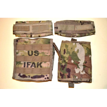 USGI OCP IFAK II POUCH SET INDIVIDUAL FIRST AID KIT W/INSERT & 2 TOURNIQUET PCHS