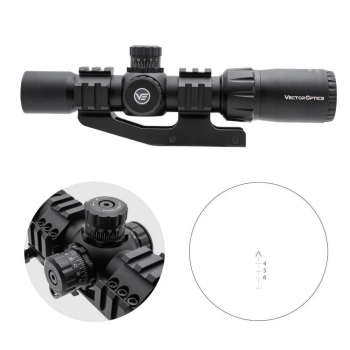 VECTOR 1-4x30 Mustang Chevron Reticle