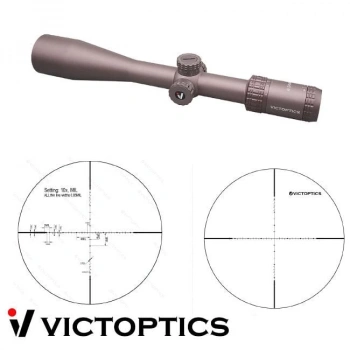 Victoptics S4 6-24X50 SFP COYOTE FDE PARALAKS TEKERLI Tüfek Dürbünü