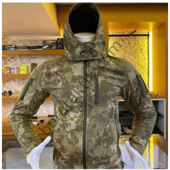 Yeni Tsk Kamuflaj Softshell Mont