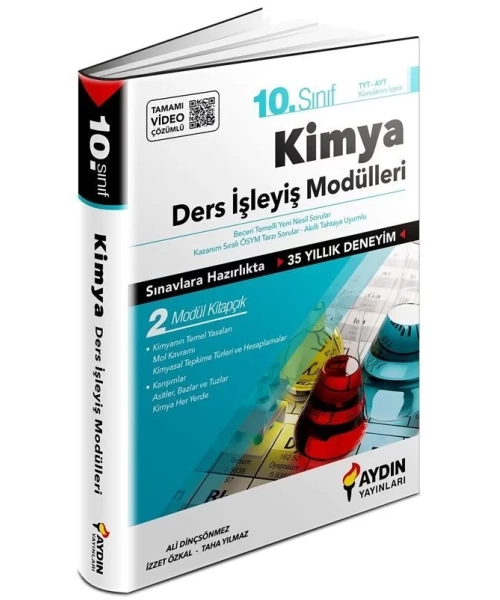 Aydın Yayınları 10. Sınıf Kimya Ders İşleyiş Modülleri