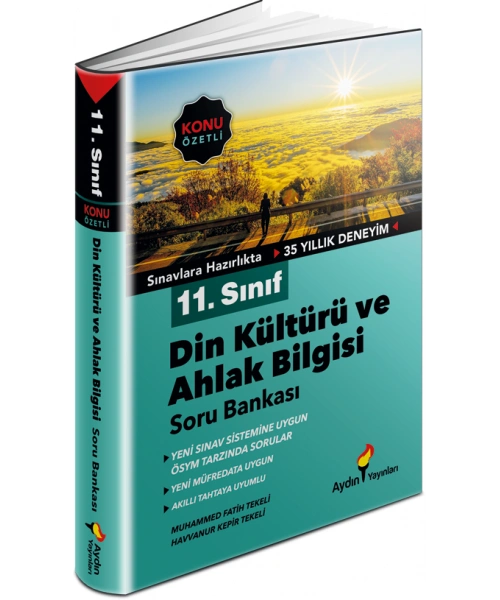 AYDIN YAYINLARI 11 SINIF  DİN KÜLTÜRÜ VE AHLAK BİLGİSİ SORU