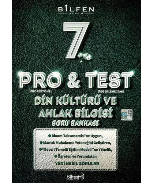 BİLFEN YAYINLARI 7 SINIF  PRO-TEST DİN KÜLTÜRÜ SORU BANKASI