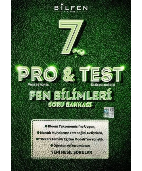 BİLFEN YAYINLARI 7 SINIF PRO-TEST FEN BİLİMLERİ SORU BANKASI