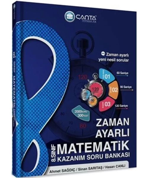 ÇANTA 8 MATEMATİK ZAMAN AYARLI SORU BANKASI