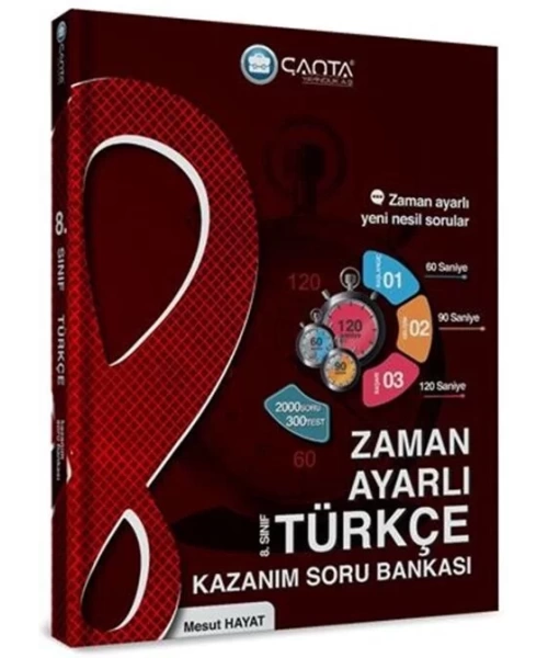 ÇANTA 8 TÜRKÇE ZAMAN AYARLI SORU BANKASI