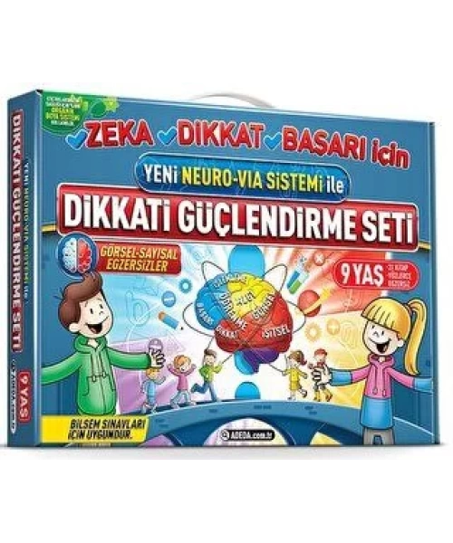 DİKKAT GÜÇLENDİRME SETİ 9 YAŞ