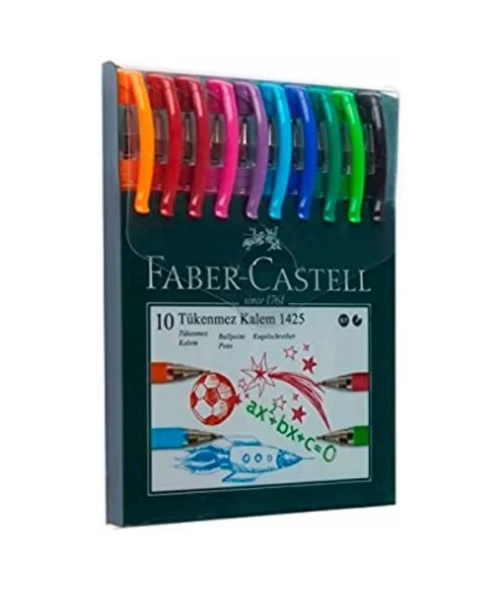 Faber-Castell 1425 Tükenmez Kalem 10 lu