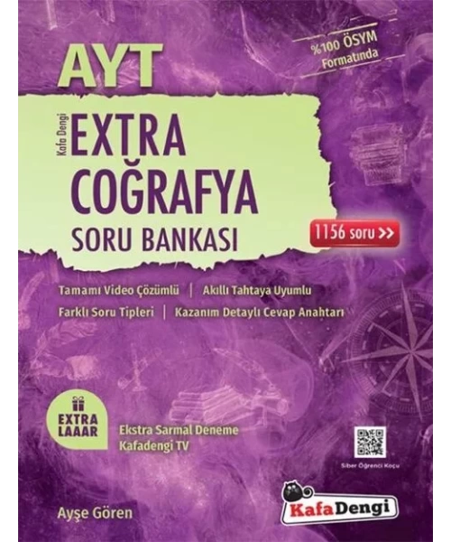 KAFA DENGİ YAYINLARI AYT EXTRA COĞRAFYA SORU BANKASI