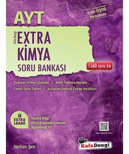 KAFA DENGİ YAYINLARI AYT EXTRA KİMYA SORU BANKASI