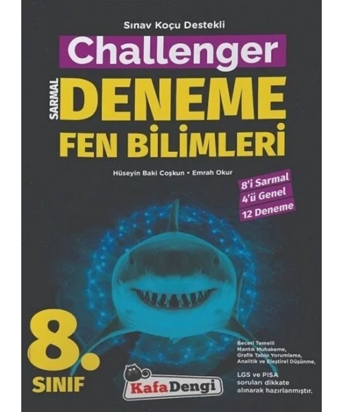 KAFA DENGİ YAYINLARI 8 SINIF CHALLENGER FEN DENEME