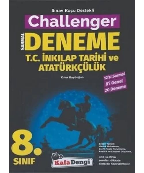 KAFA DENGİ YAYINLARI 8 SINIF CHALLENGER İNKILAP DENEME