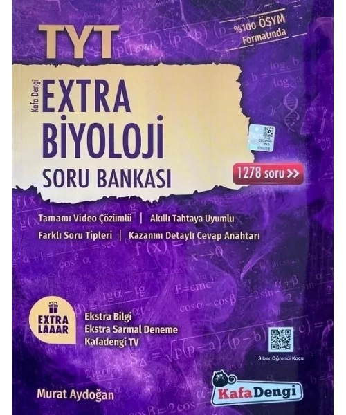 KAFA DENGİ YAYINLARI TYT EXTRA BİYOLOJİ SORU BANKASI