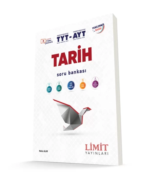 LİMİT YAYINLARI  TYT- AYT TARİH SORU BANKASI